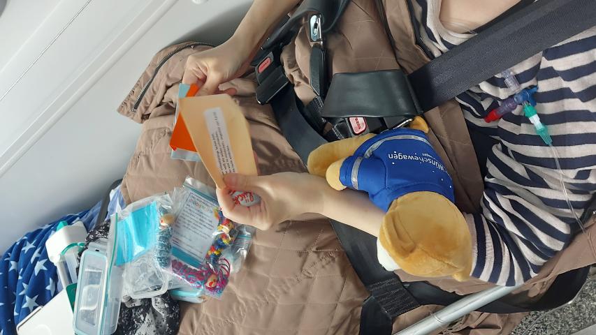 Tine im Wünschwagen